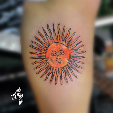 Unveiling the Radiant Art of Argentina Sun Tattoo Design